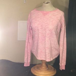 A pink and white shirt